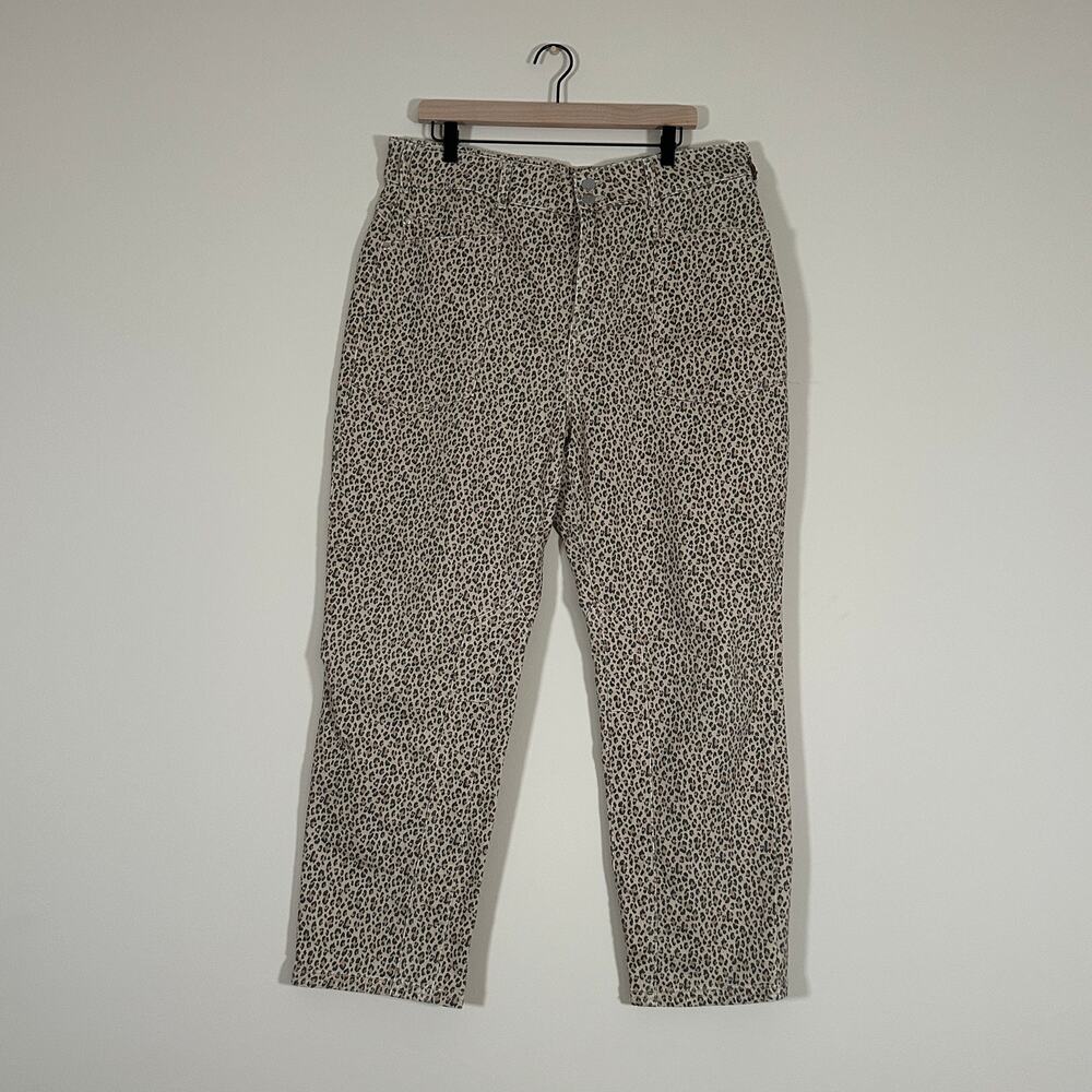 Pilcro The Wanderer Animal Print Jeans 33 Tall - Picture 2 of 14
